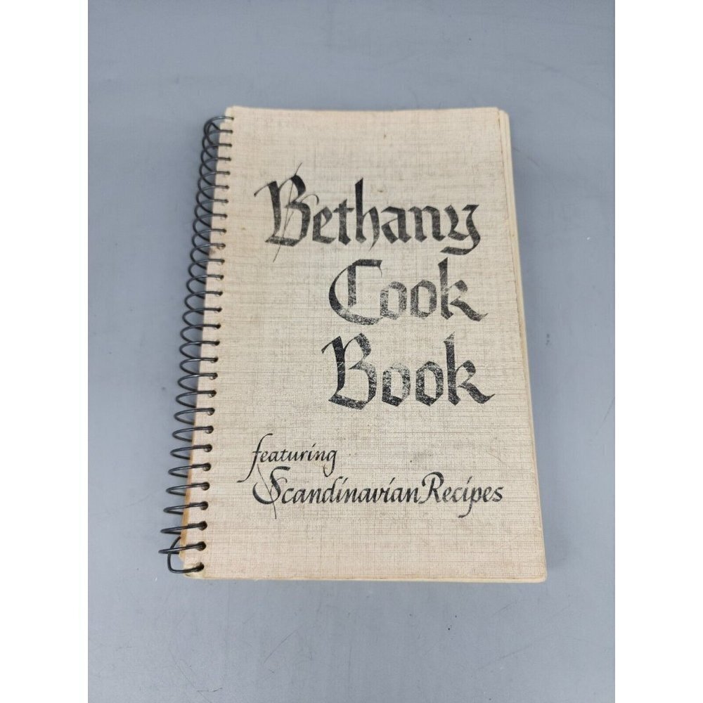 Bethany Cook Book featuring Scandinavian Recipes 1960